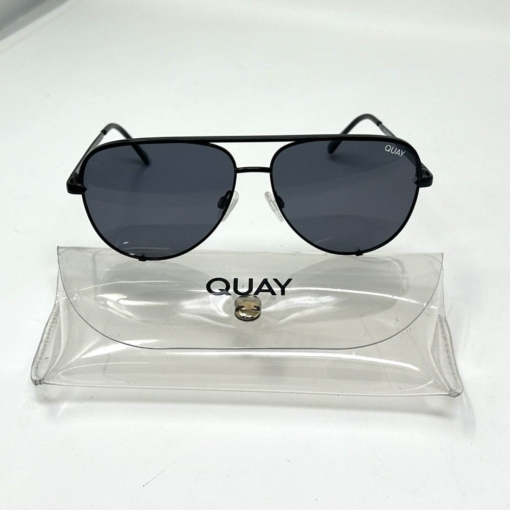 Quay Australia POLARIZED High Key MINI Aviator Sunglasses Excellent Condition
